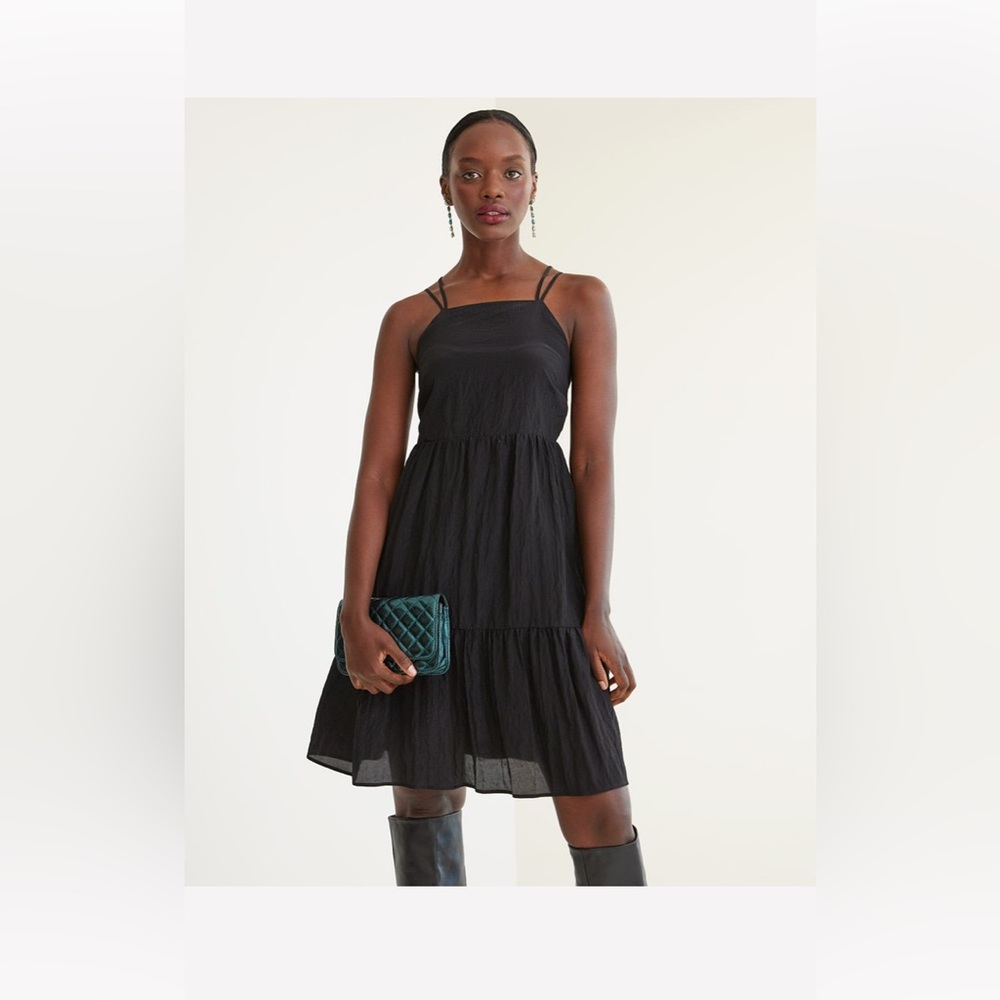 Black Taffeta Dress